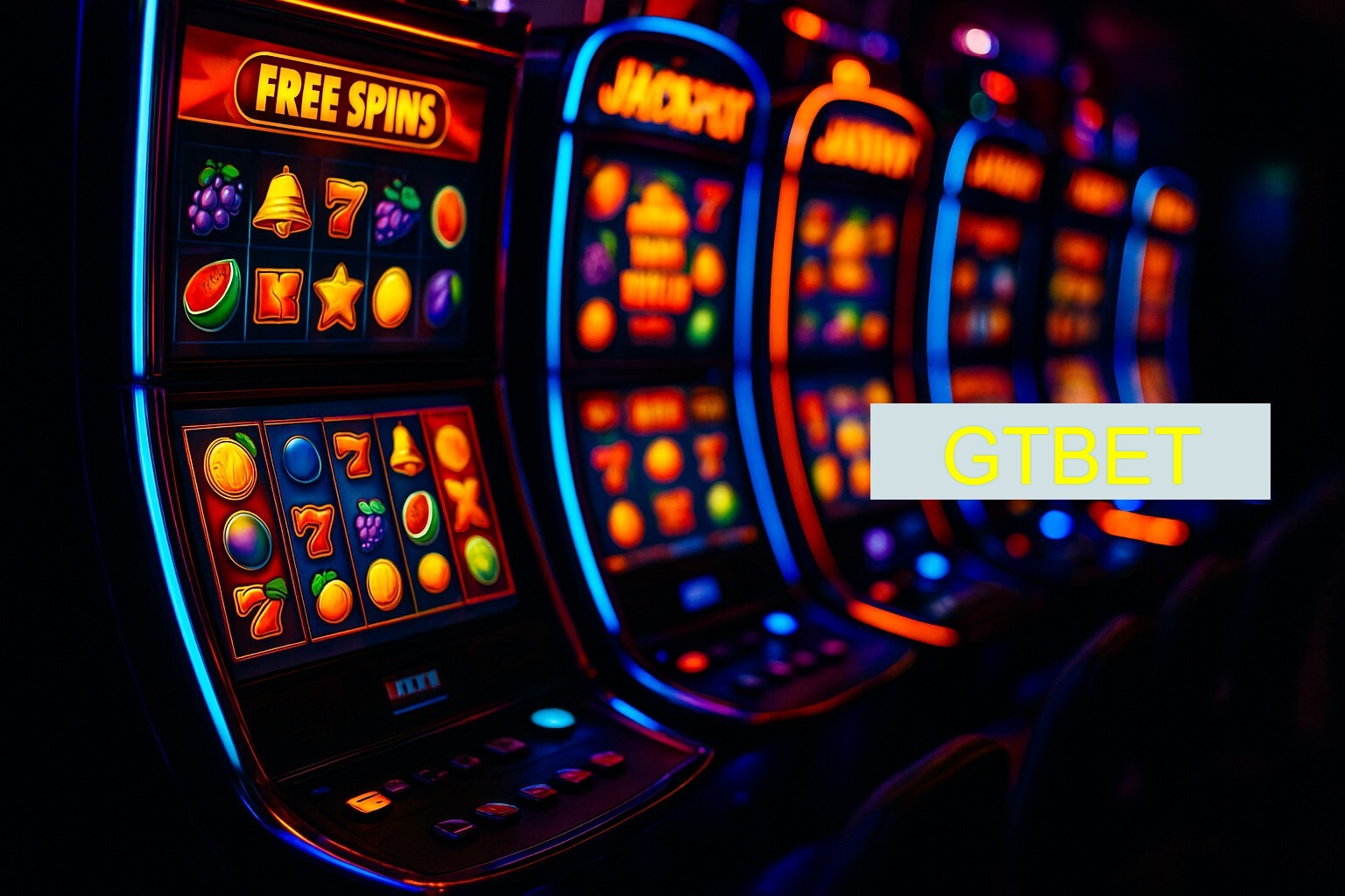 Diversos jogos de caça-níqueis